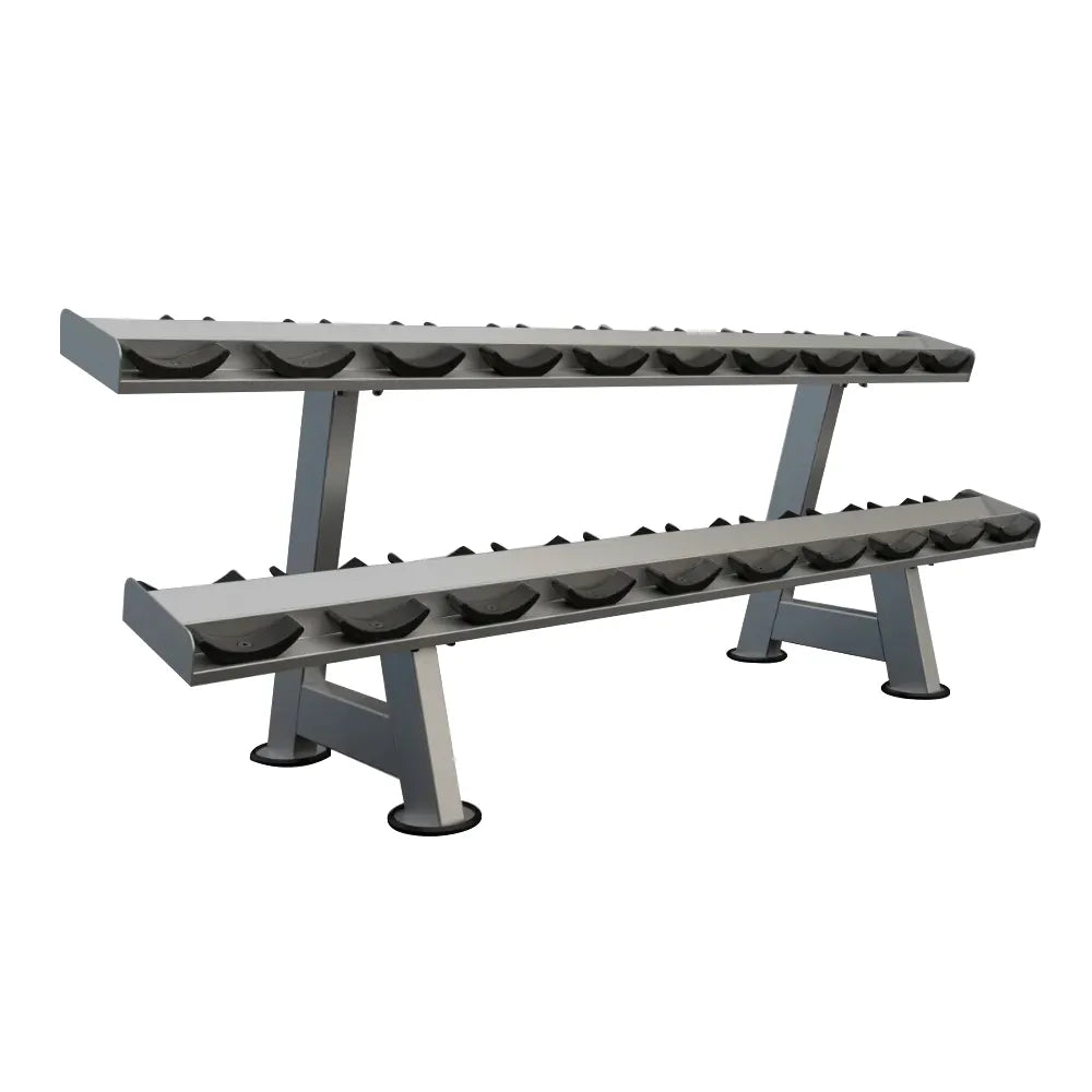 DHZ Fitness 2 Tier Dumbbell Rack for 10 Pairs U3077