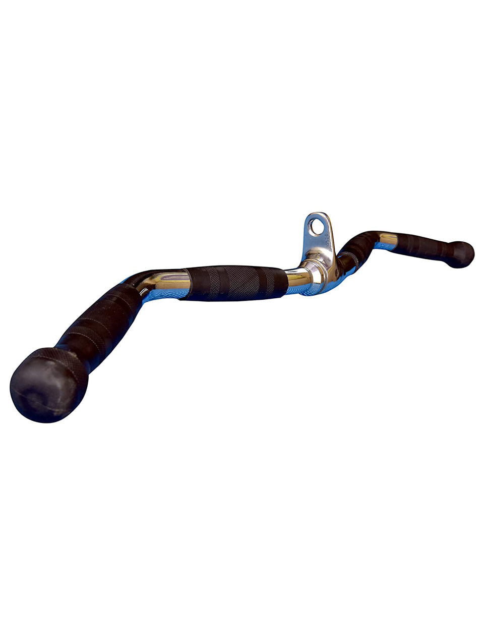 Lat Attachment - Curl Bar Lat Attahcment rotating with Rubber Grips