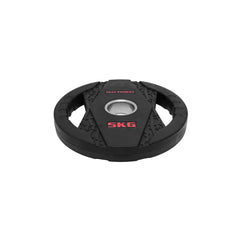 1441 Fitness Black Rubber Dual Grip Plate - 2.5 kg to 20 Kg (Sold as per Piece)
