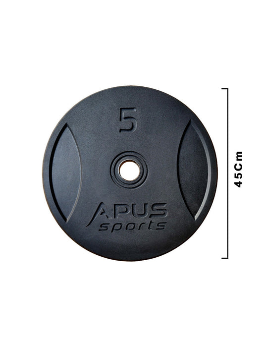 Apus Premium Olympic Bumper Plates 5 KG - 20 KG (Sold as Per Piece) with 1 Year Warranty