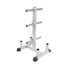 1441 Fitness Olympic Plate Tree with 4 Bar Holder