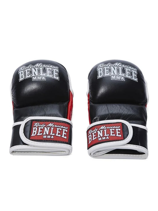 Benlee Leather MMA Sparring Gloves Striker Black S/M