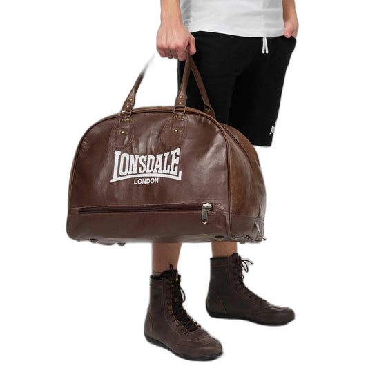 Benlee Vintage Lonsdale Holdball Bag Brown