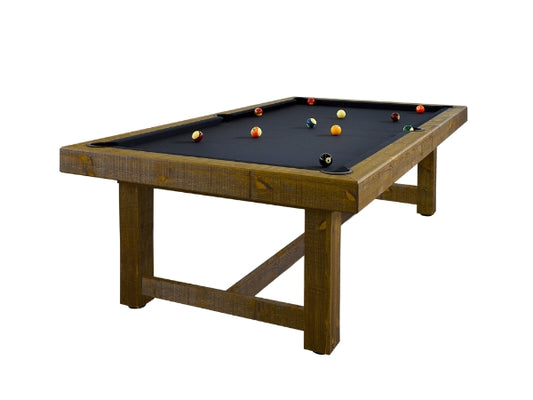 Bilijardai Dino Rustic Light Brown Home Use Pool Table 8ft.