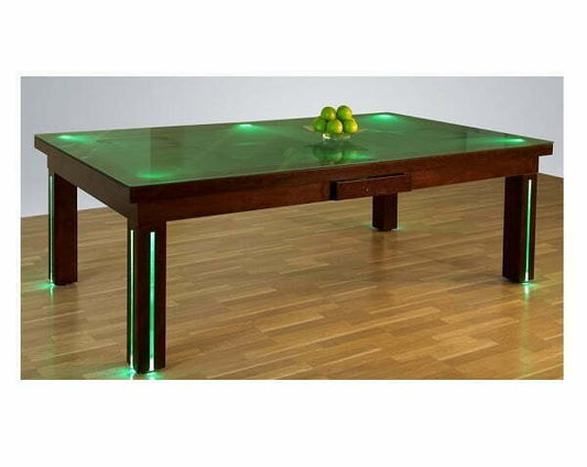 Bilijardai Pronto 2 New York Home Use Pool Table in Birch Tone 3 Finishing with LED lights 8ft