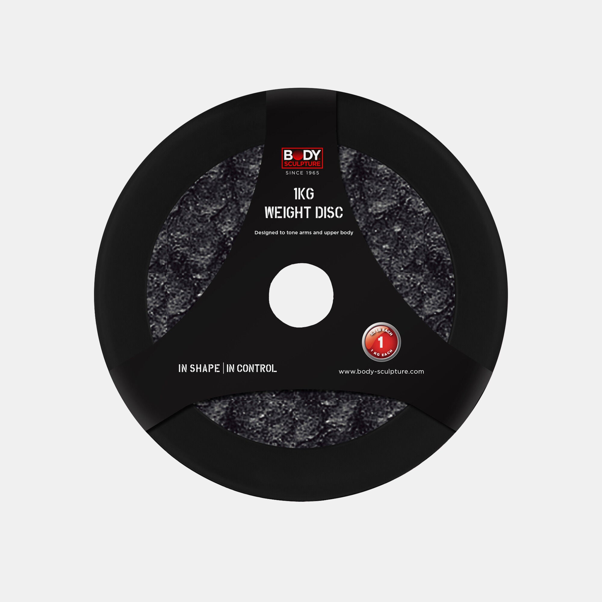 Body Sculpture Rubber Weight Plate (1kg)