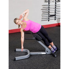 Body Solid 45 Degree Back Hypertension Bench GHYP345