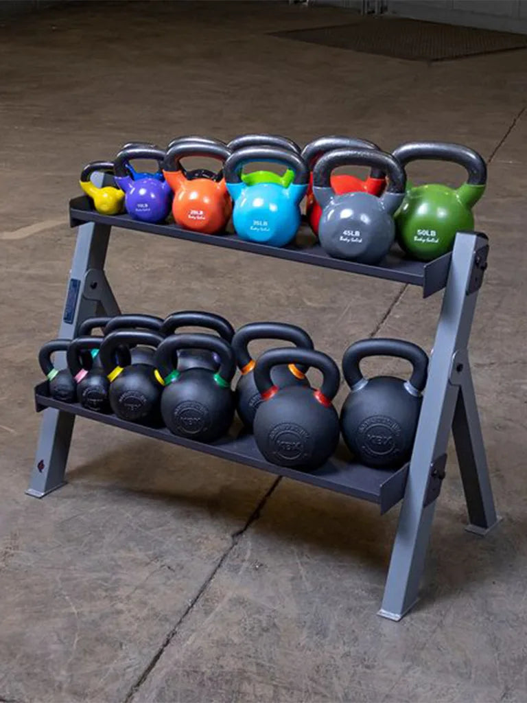 Body Solid Reversible Dumbbell and Kettlebell Rack GDKR100