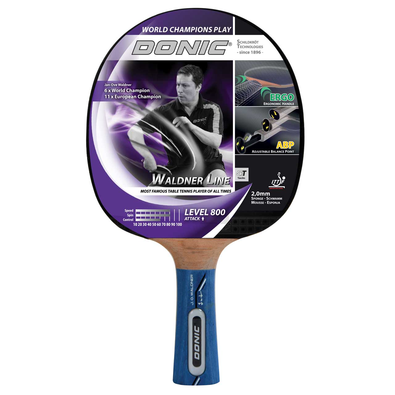 DONIC Waldner 800 Table Tennis Bat