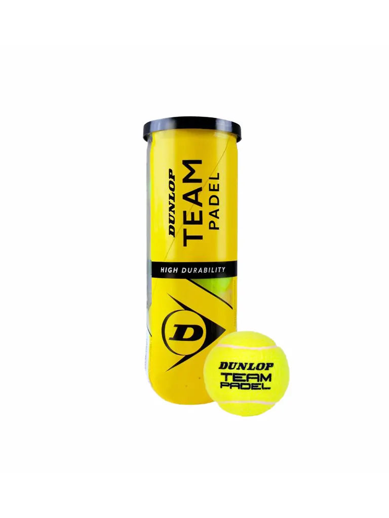 Dunlop Team Padel Balls 3 Pet (1x3pcs) DL601385