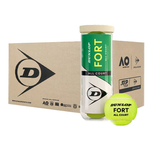 Dunlop Fort All Court Set Of 1x3pcs Tennis Balls 1 Box (24 cans)