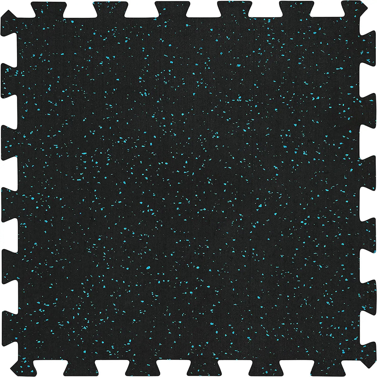 EPDM Gym Flooring Tile Blue Black