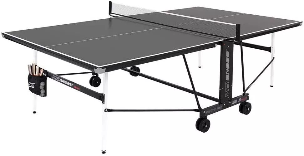 Enebe Mesa Match X2 Chrome Table Tennis Table Black