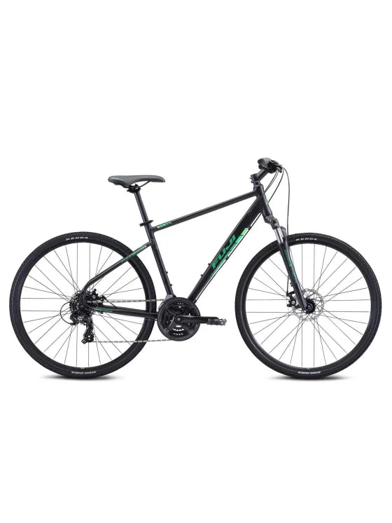 Fuji Traverse 1.7 - Satin Black / Green