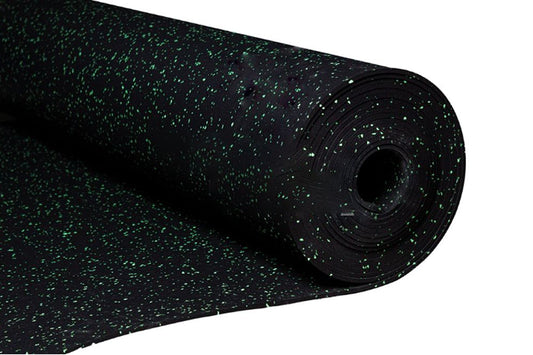 Gym Mat EPDM Rubber Green Black 12sqm