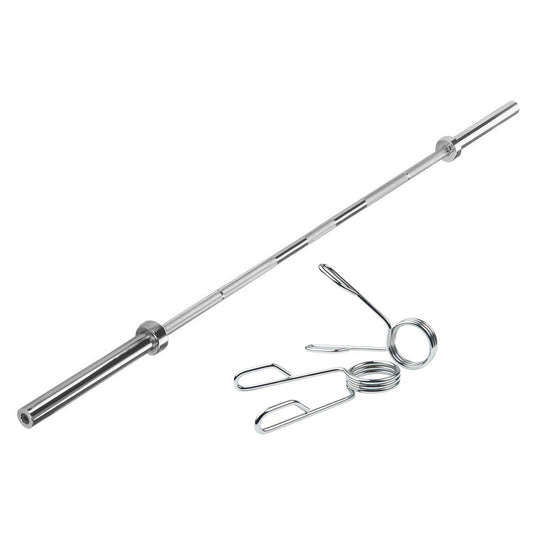 Harley Fitness 120cm Olympic Barbell Bar With Spring Collar