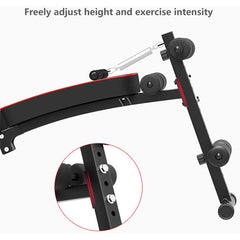 Harley Fitness Adjustable Foldable Decline AB Workout Bench