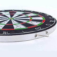 Harley Fitness Flocked Dartboard with 6 Darts