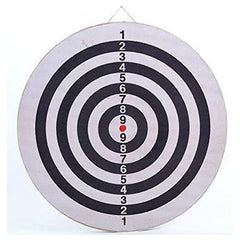 Harley Fitness Flocked Dartboard with 6 Darts