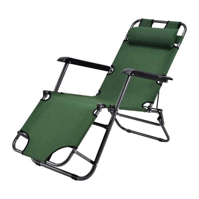 Harley Fitness Folding Zero Gravity Camping Chair - Green - 1236