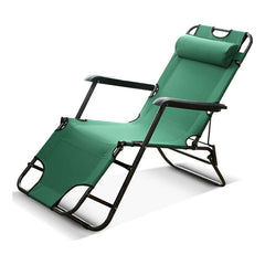 Harley Fitness Folding Zero Gravity Camping Chair - Green - 1236