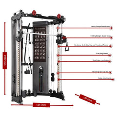 Harley Fitness Multi Functional Folding Smith Machine