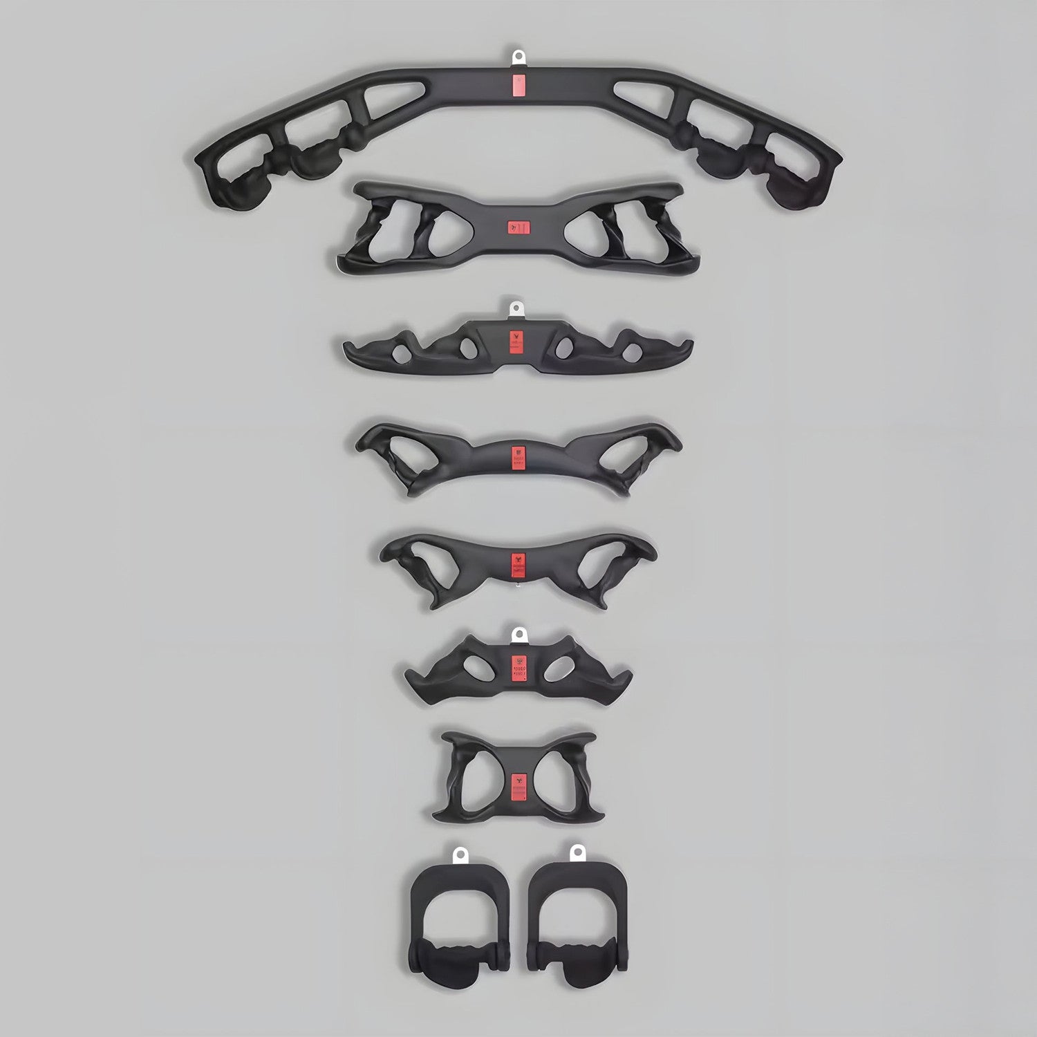 Harley Fitness Multi-Grip Cable Handle Set (Lat & Row Attachments) – Without Stand