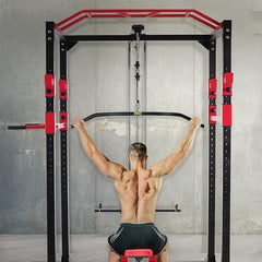 Harley Fitness Multi Gym Squat Rack with Pull-Up Bar