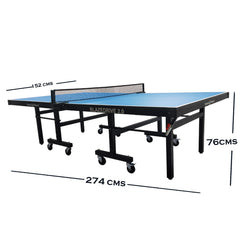 Harley Fitness Table Tennis Table Heavy Duty Blaze Drive 2.0 (Tournament Quality)