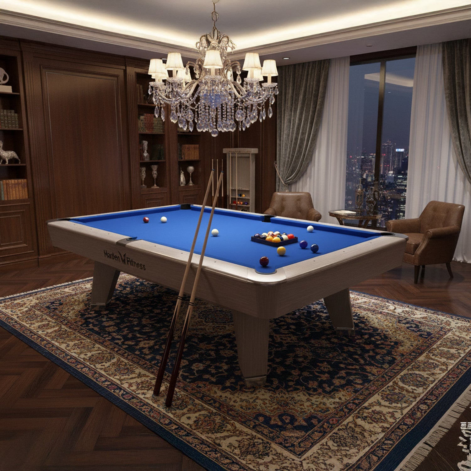 Harley Fitness Vertex 9ft Marble Billiard Table