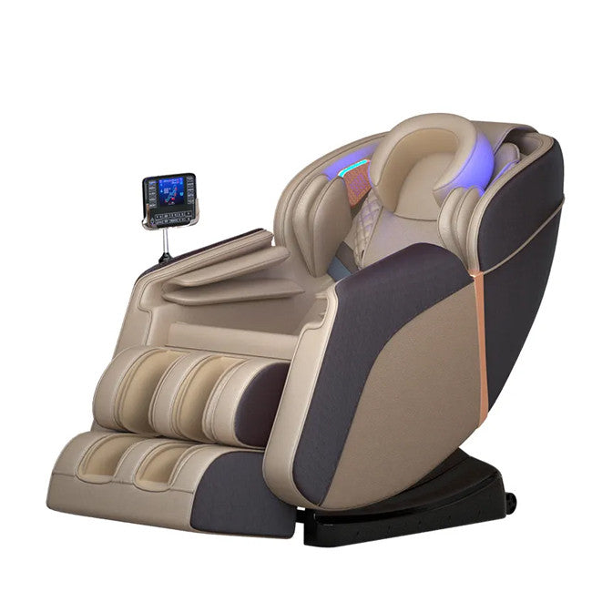 Harley Fitness Zero Gravity Massager Chair with Stretching, Tapping, Heating Back and Foot Full Body Massage Chair