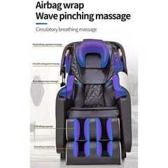 Harley Fitness Zero Gravity Massager Chair with Stretching, Tapping, Heating Back and Foot Full Body Massage Chair