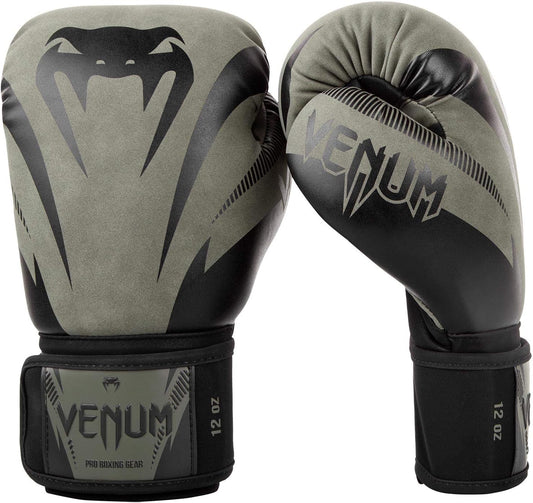 Venum Impact Boxing Gloves - Khaki/Black