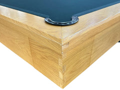 Knight Shot Athena Handicraft Pool Table in Natural Oak Finishing 8ft.