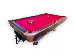 Knight Shot Galaxy Commercial Billiard Table Ball Return System 9ft | Mahogany