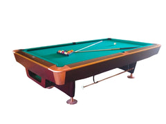 Knight Shot Galaxy Commercial Billiard Table Ball Return System 9ft | Mahogany