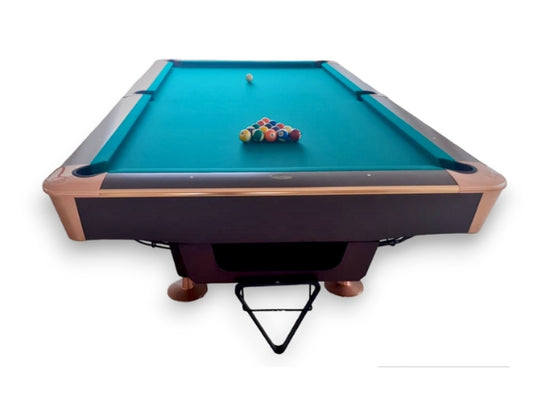 Knight Shot Galaxy Commercial Billiard Table Ball Return System 9ft | Mahogany