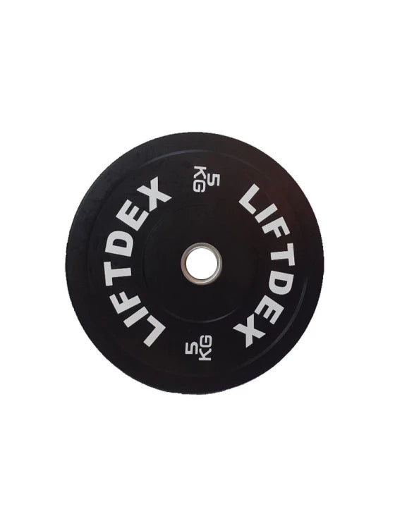 Liftdex Black Rubber Bumper Plate 5kg - 25kg, 1 Piece
