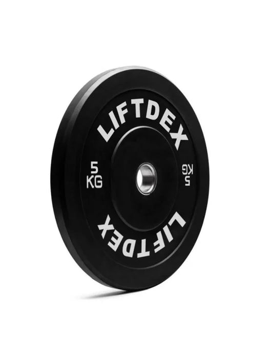 Liftdex Black Rubber Bumper Plate 5kg - 25kg, 1 Piece