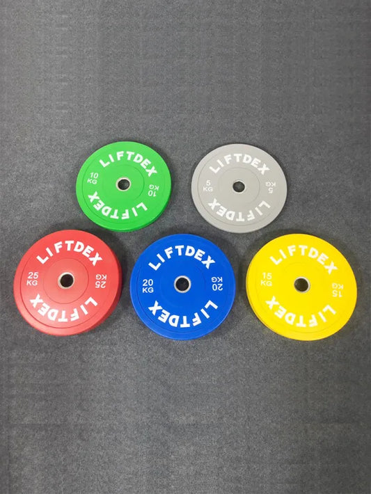 Liftdex Color Rubber Bumper Plates 5kg - 25kg