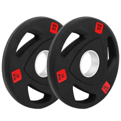 MF Tri-Grip Olympic Rubber Plates 2.5 Kg to 25 Kg