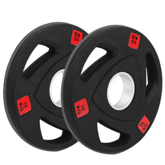 MF Tri-Grip Olympic Rubber Plates 2.5 Kg to 25 Kg