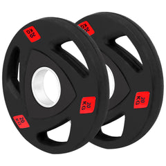 Miracle Fitness Premium Tri Grip Weight Plates 2.5kg - 25kg Sold as Pair