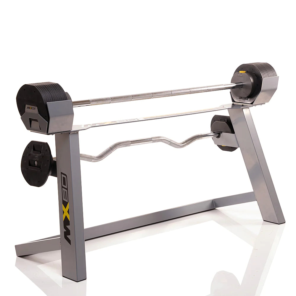 MX80 Ez & Straight Barbell System with Stand