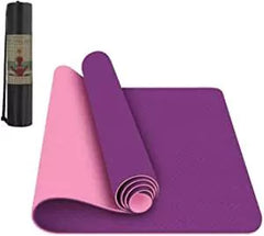 Mesuca Tpe Yoga Mat Rectangle Shaped Mbd21285 Pink/Purple