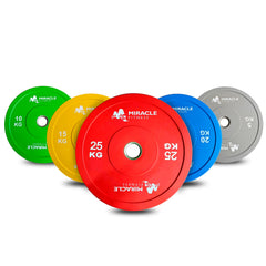 MF Color Bumper Plates 5 Kg to 25 Kg