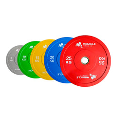 MF Color Bumper Plates 5 Kg to 25 Kg