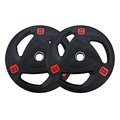 Miracle Fitness Premium Tri Grip Weight Plates 2.5kg - 25kg Sold as Pair