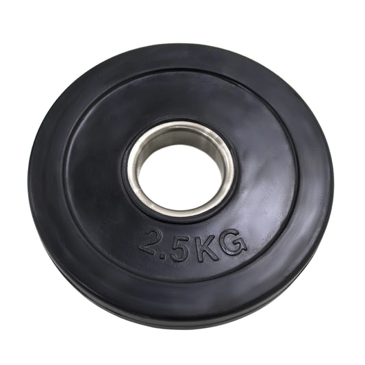 Powercore 7 Hole Rubber Coated Weight Plate 2.5kg - 20kg