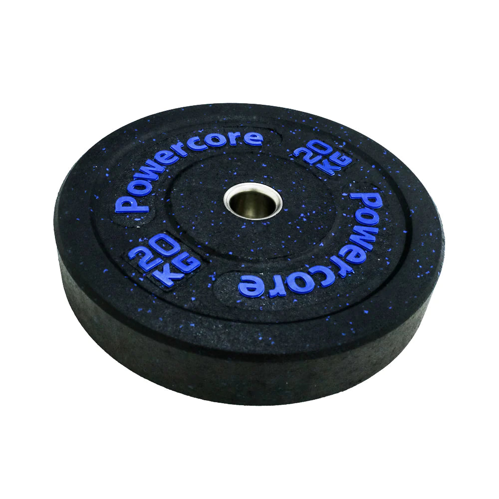 Powercore Hi-Temp Bumper Plates With Blue Crumbs